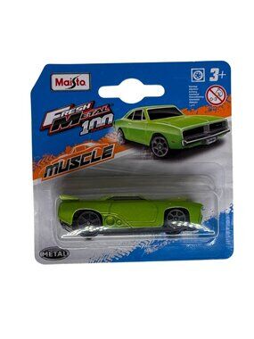 Maisto Fresh Metal Muscle Car 1:64 Diecast Green New